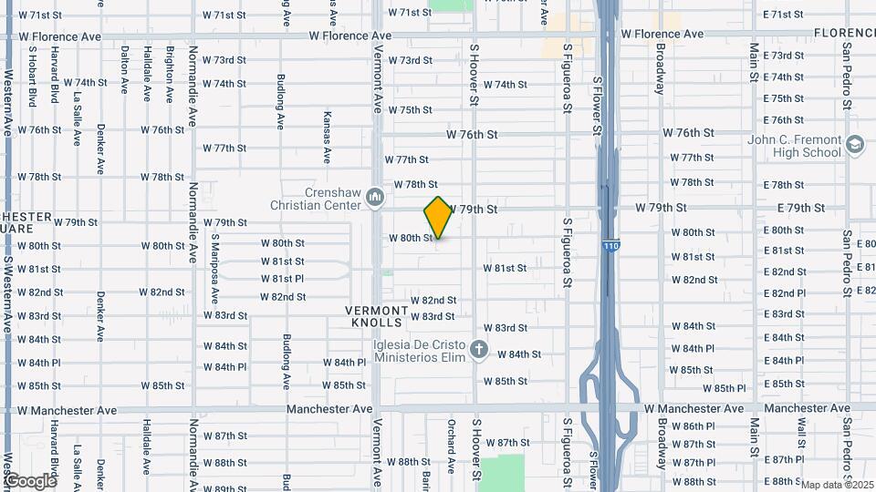 846 W 80th St Map and Location Details