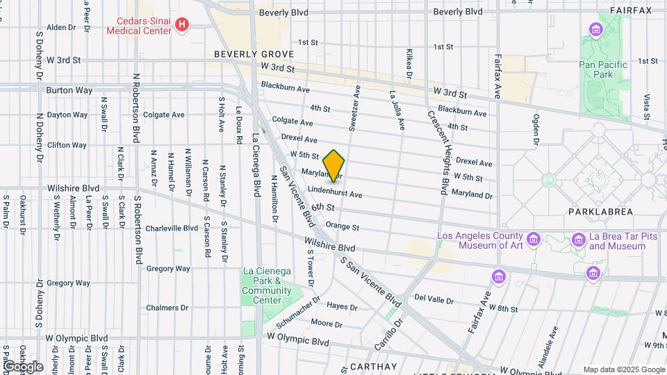 6617 Lindenhurst Ave Map and Location Details