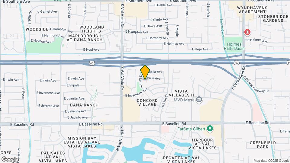 1722 S Gilmore Cir Map and Location Details