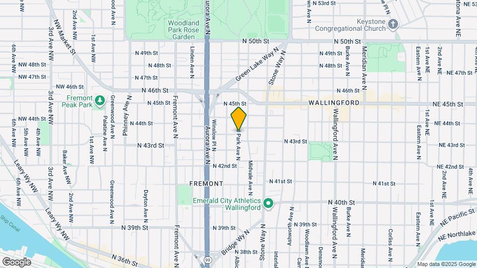 4307 Woodland Park Ave N Map and Location Details