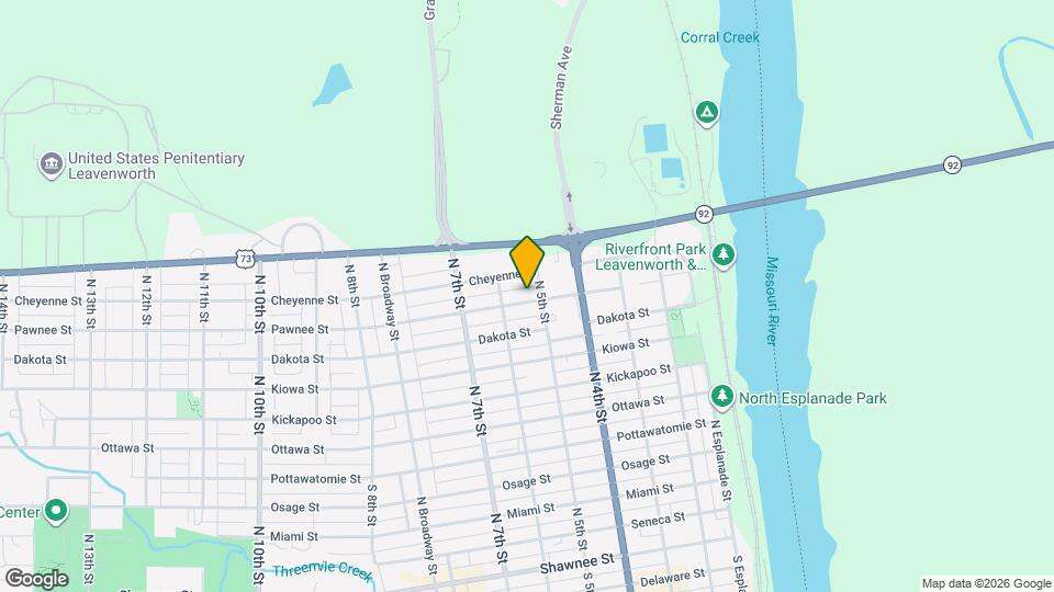 508 Pawnee St Map and Location Details