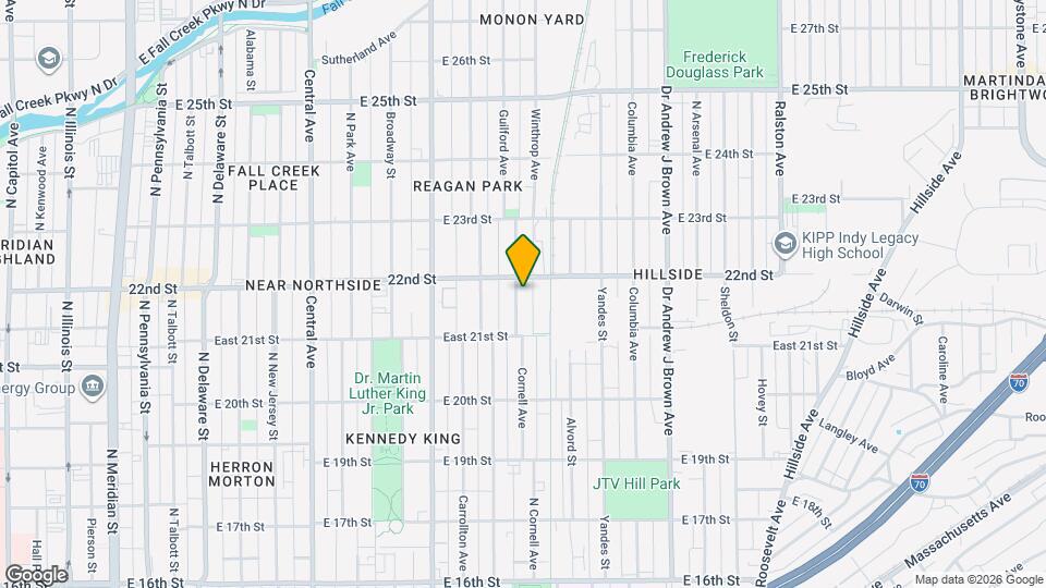 2141 Bellefontaine St Map and Location Details