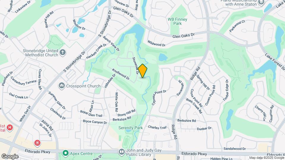 1609 Singletree Ct Map and Location Details