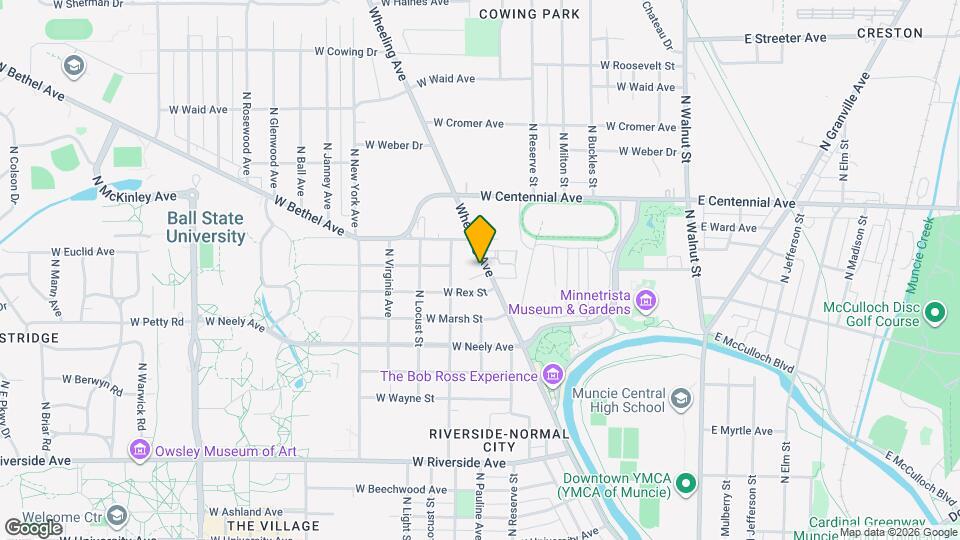 1417 N Wheeling Ave Mapa y Detalles de la Ubicación