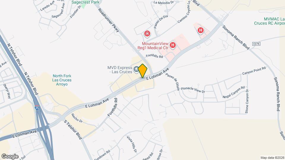 Copper Ridge Apartments Map and Location Details