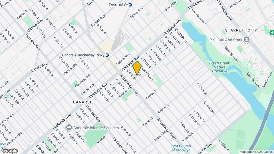 1177 E 98th St Map and Location Details