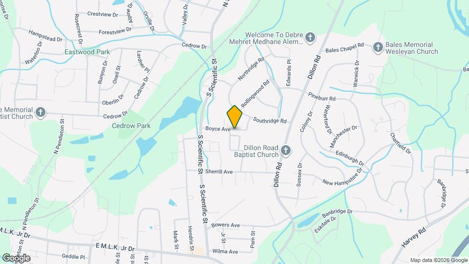 405 Amberly Dr Map and Location Details