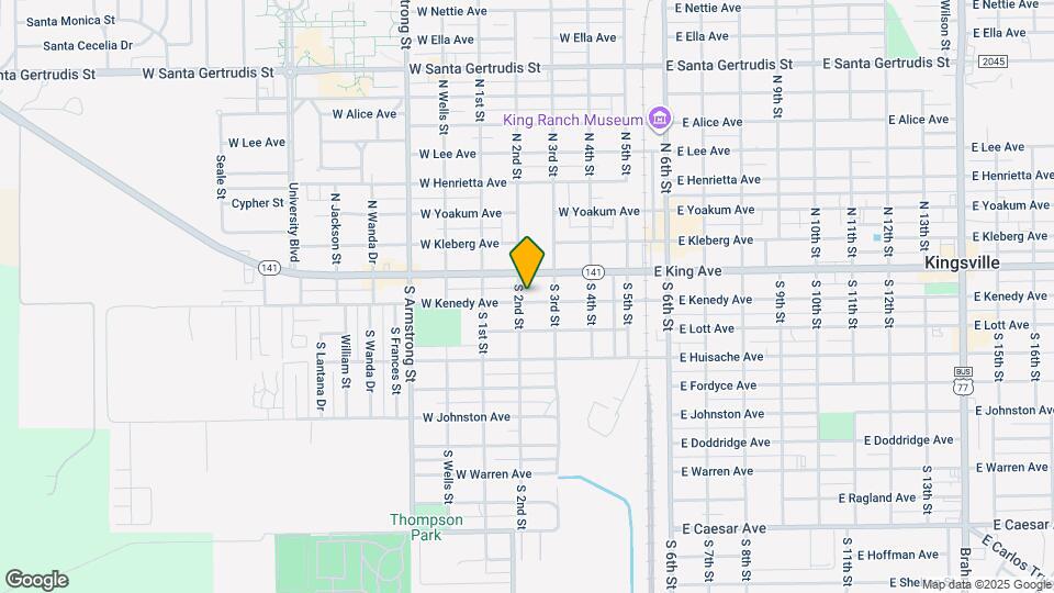 424 W Kenedy Ave Map and Location Details