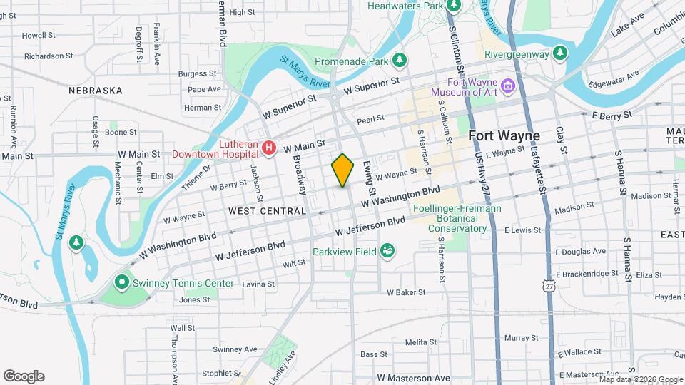 511 W Wayne St Map and Location Details