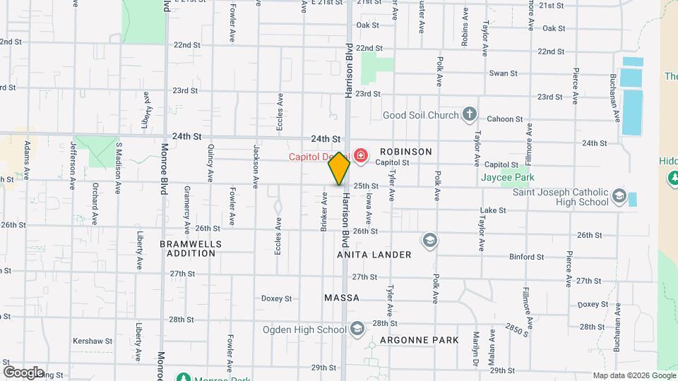 1179 25th St Map and Location Details