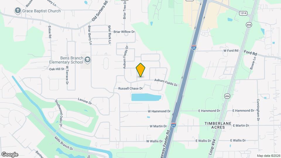 24142 Auburn Woods Ct Map and Location Details