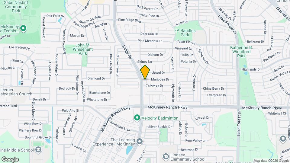 3808 Oakhurst Ln Mapa y Detalles de la Ubicación