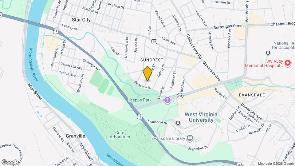 308 Kenmore St Map and Location Details