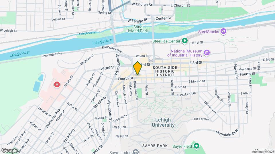 129 W 4th St, Unit 3 Map and Location Details