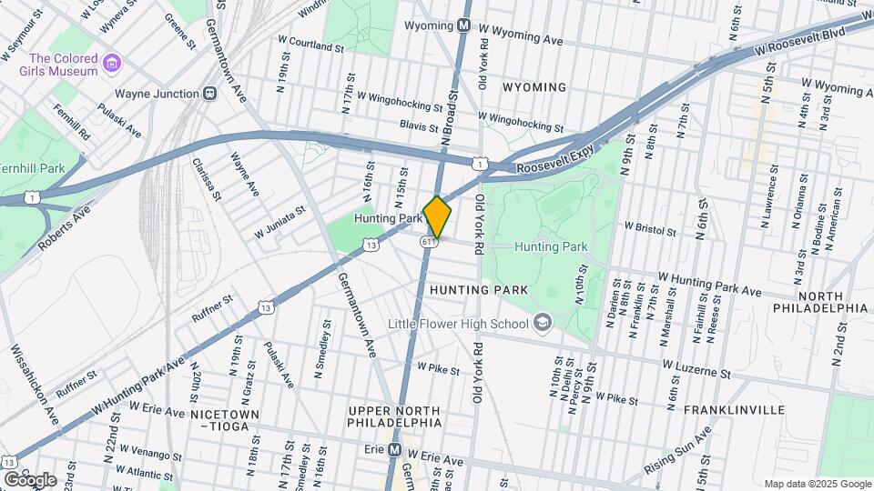 4149 N Broad St Map and Location Details