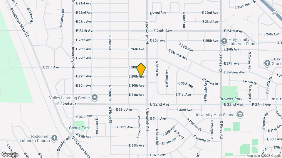 11408 E 29th Ave Map and Location Details