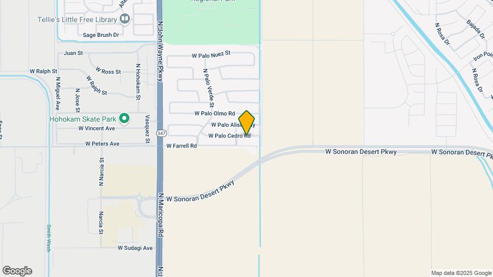 44013 W Palo Cedro Rd Map and Location Details