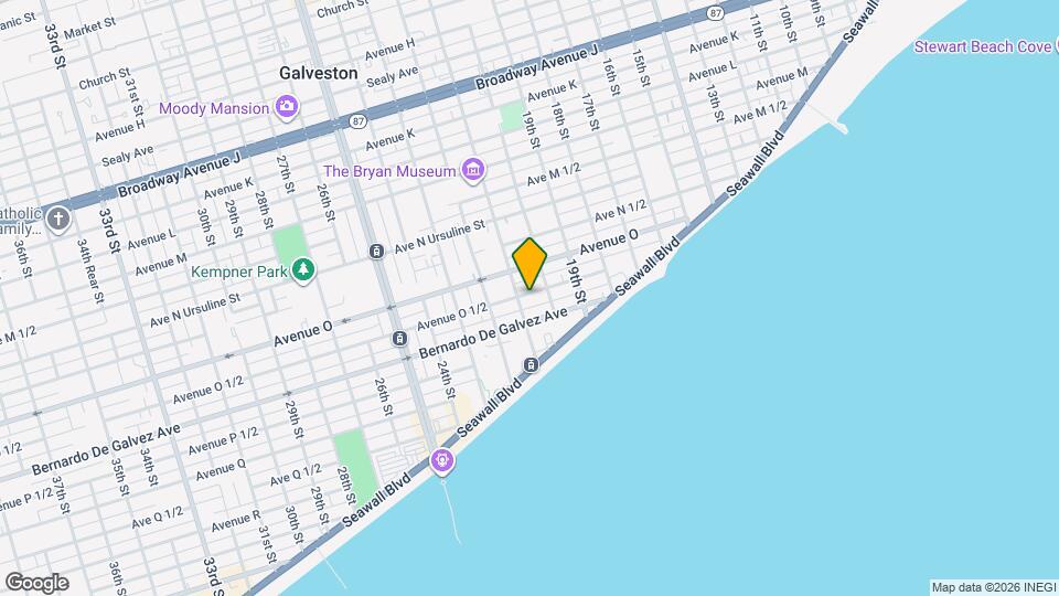 2021 Avenue O 1/2 Map and Location Details