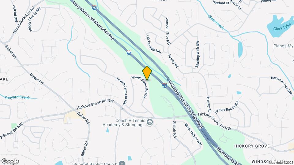 4551 Howell Farms Rd NW Map and Location Details