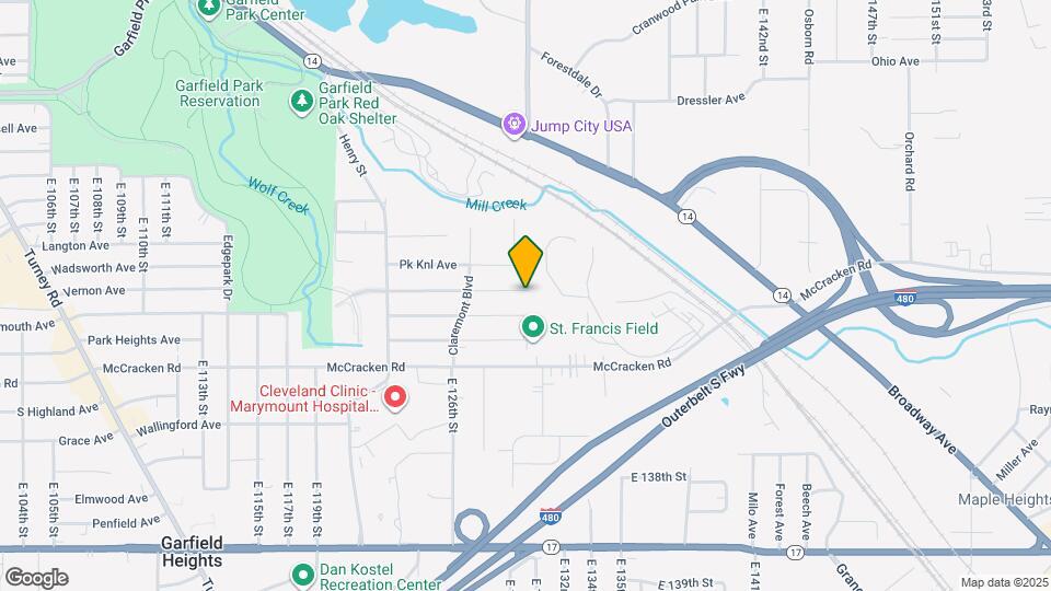 12920 Garland Ave Mapa y Detalles de la Ubicación