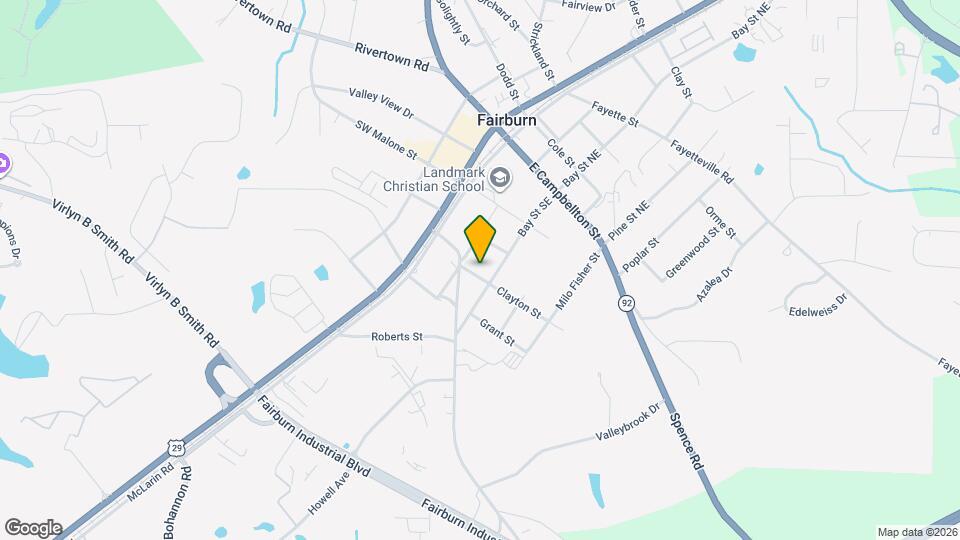 117 Clayton St Map and Location Details