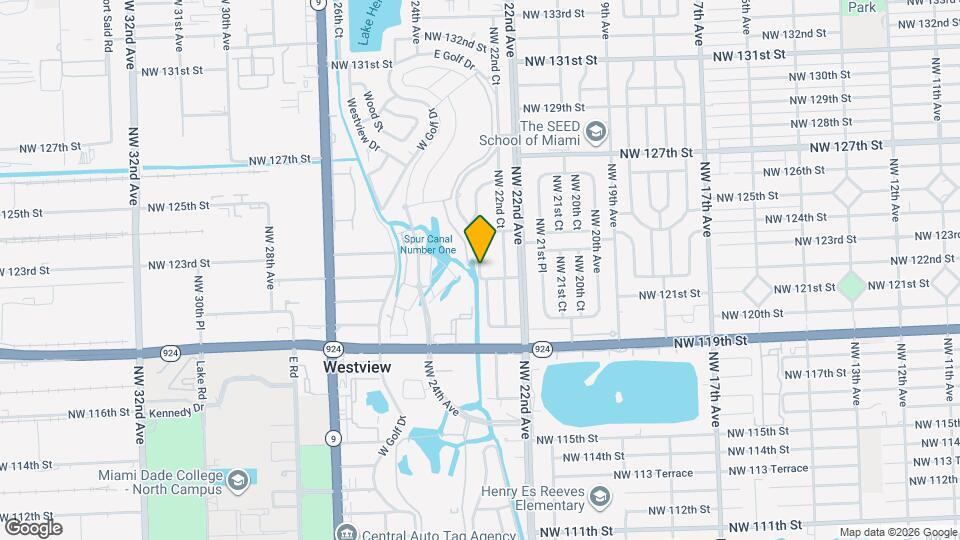 12213 NW 23rd Pl Map and Location Details