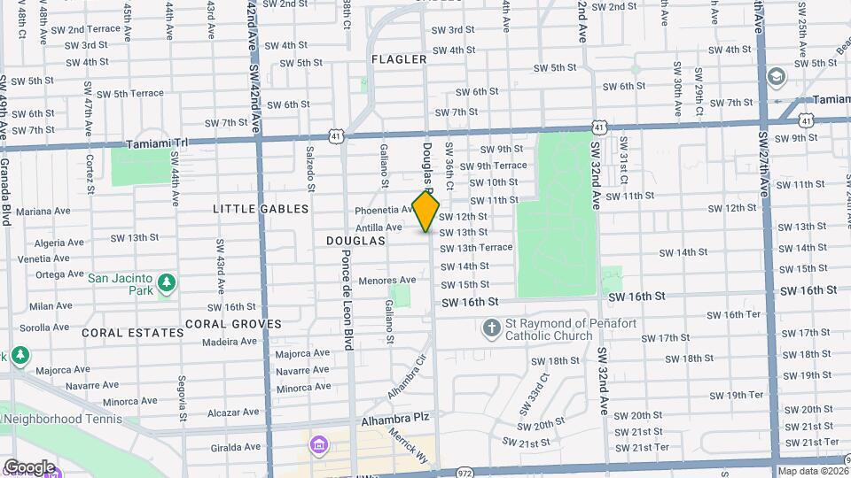 1208 Douglas Rd Map and Location Details