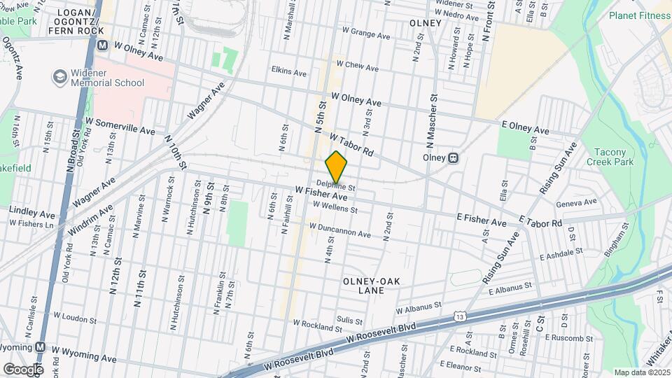 402 Delphine St Map and Location Details