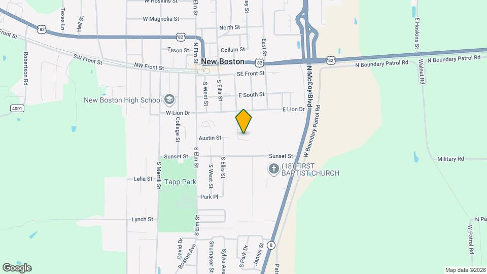 307 Whispering Pines Dr Mapa y Detalles de la Ubicación