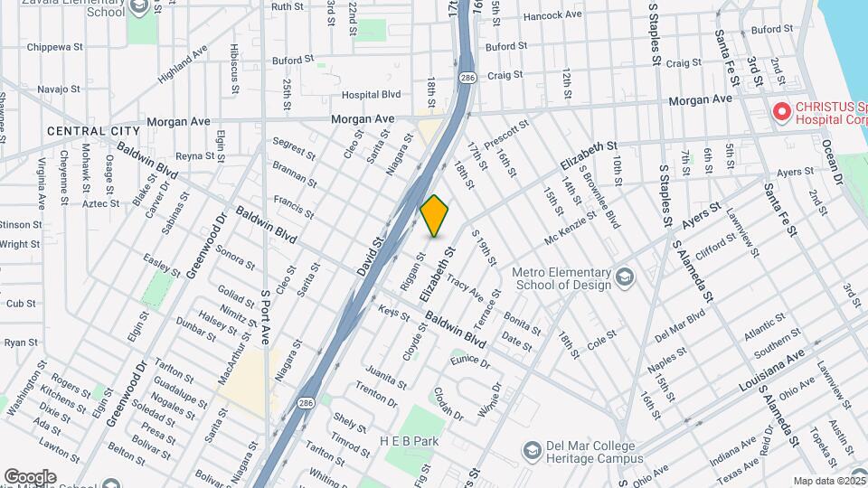 2502 Riggan St Map and Location Details