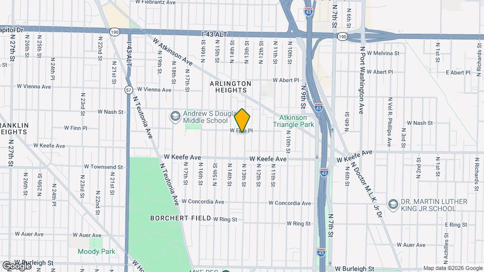 3567 N 13th St Map and Location Details