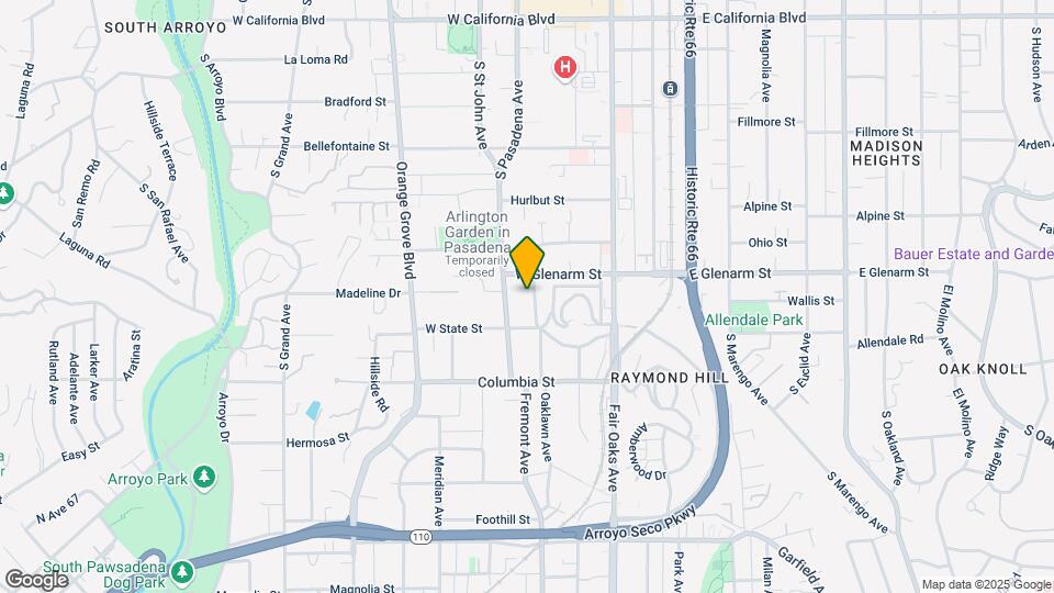 1093 Avoca Ave Map and Location Details