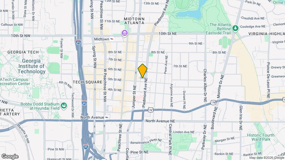 794 Piedmont Ave NE Map and Location Details