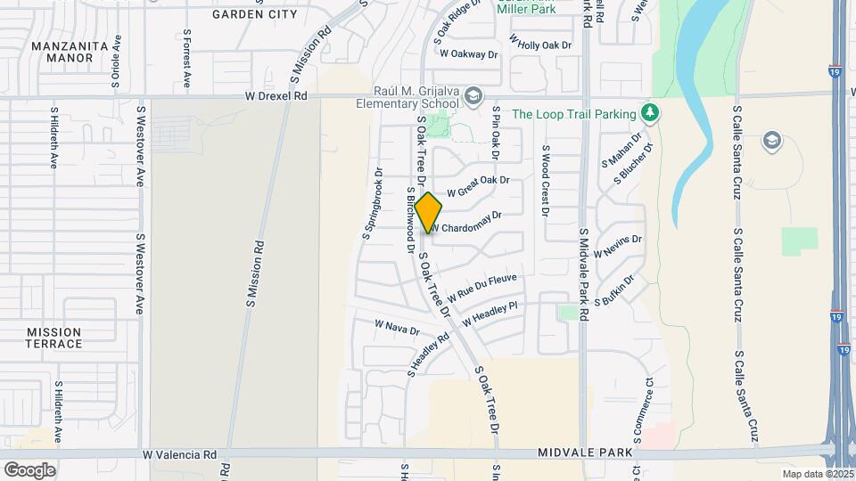 6030 S Pin Oak Dr Map and Location Details