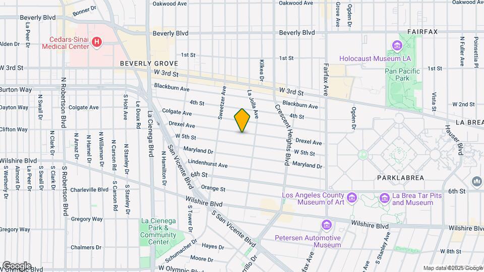 6430 Drexel Ave Map and Location Details