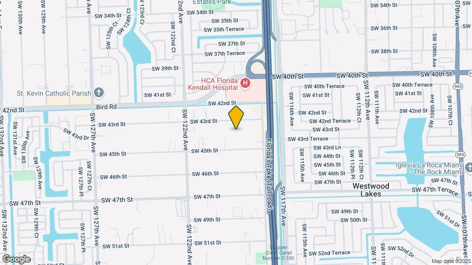 11866 SW 43rd St Map and Location Details