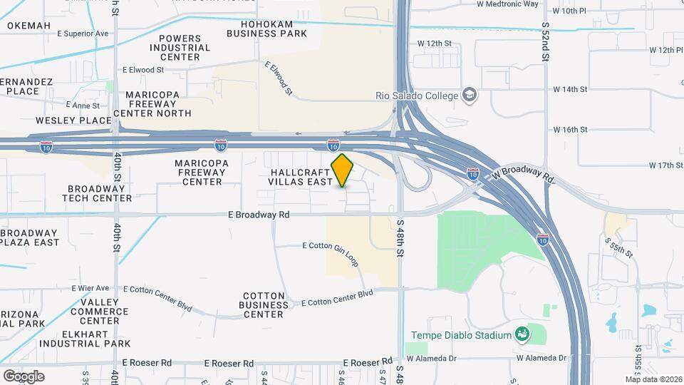 4232 S 46th Pl Map and Location Details