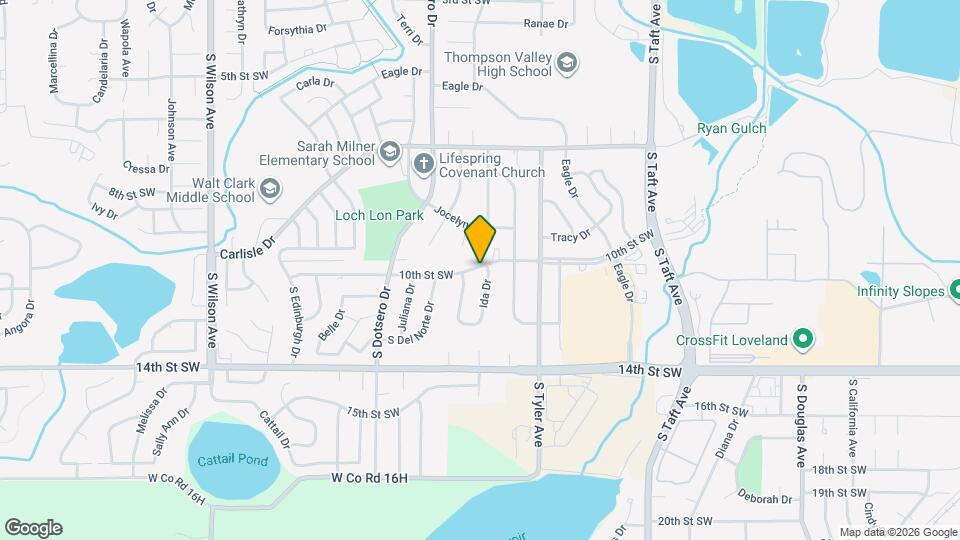 1001 Ida Dr Map and Location Details