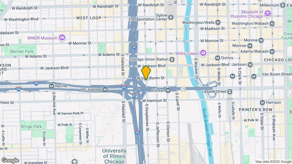 156 N Desplaines St Map and Location Details