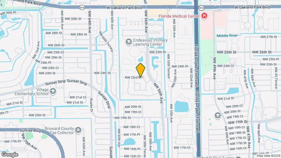 5820 NW 23rd St Map and Location Details