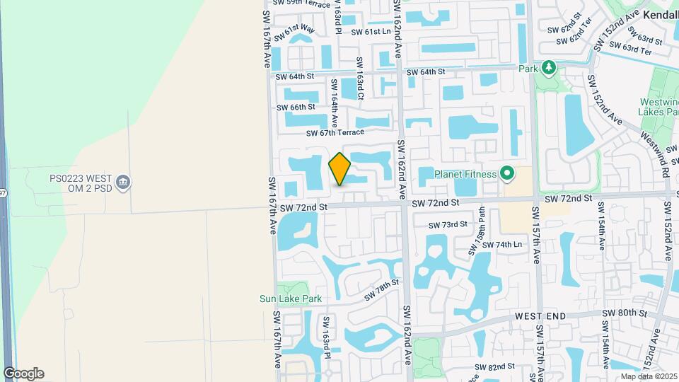 16377 SW 71st Terrace Map and Location Details