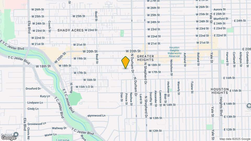 827 W 17th St Mapa y Detalles de la Ubicación