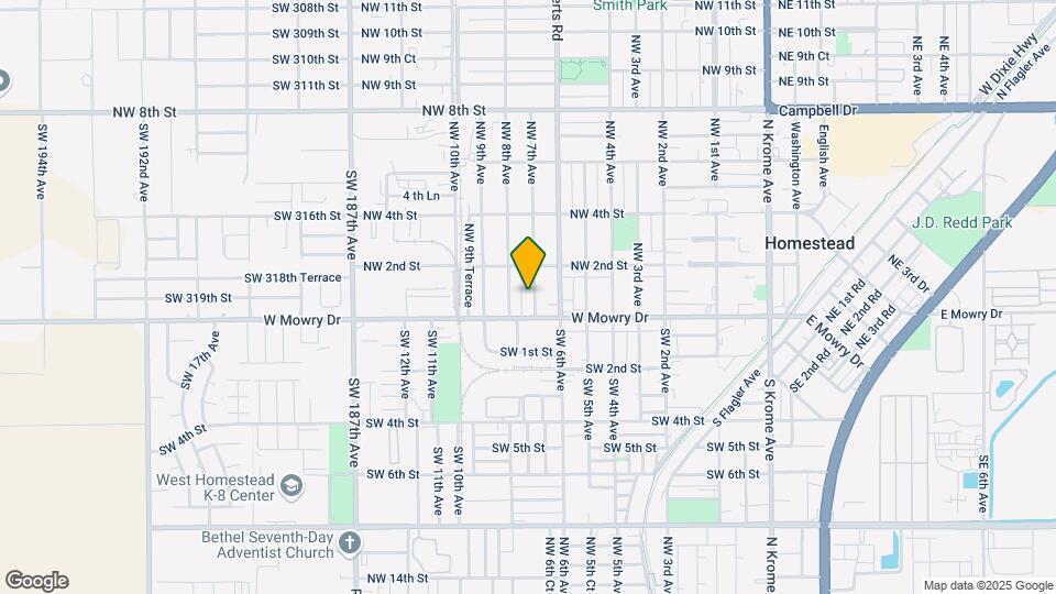 42 NW 7th Ave Map and Location Details