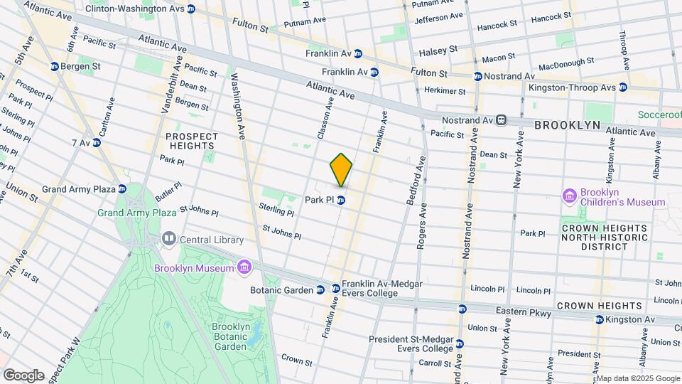 566 Prospect Pl Map and Location Details
