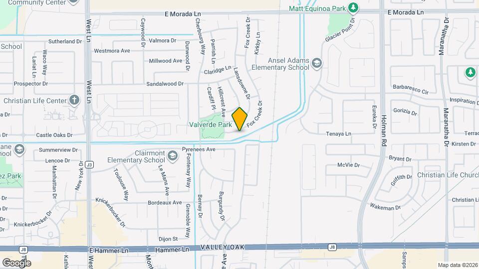 8744 Fox Creek Dr Map and Location Details