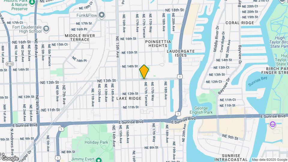 1720 NE 13th St Map and Location Details