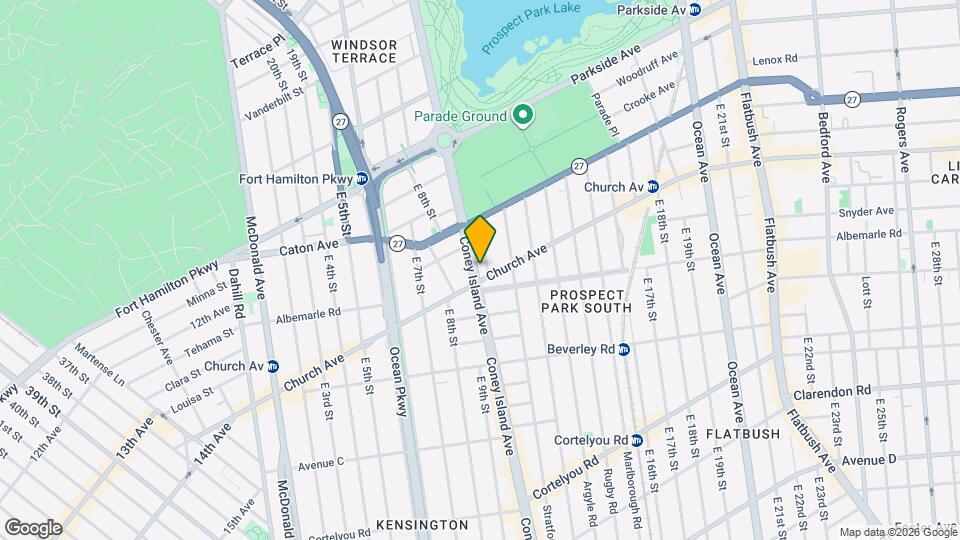 457 Coney Island Ave Map and Location Details