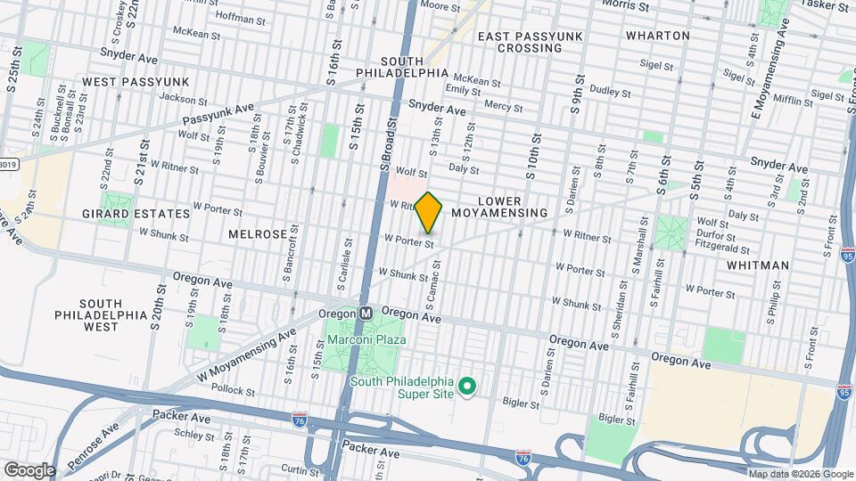 1229 W Porter St Map and Location Details