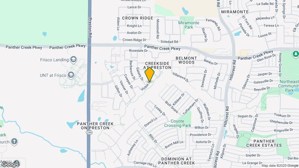 9849 Vickie Ln Map and Location Details