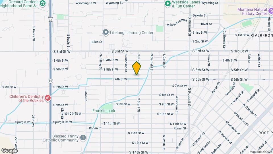 735 Grant St Map and Location Details
